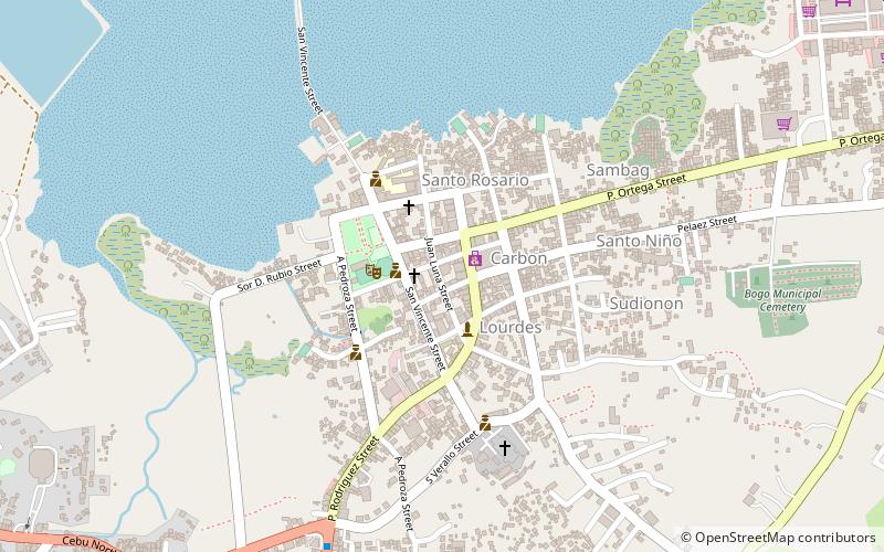 Bogo location map