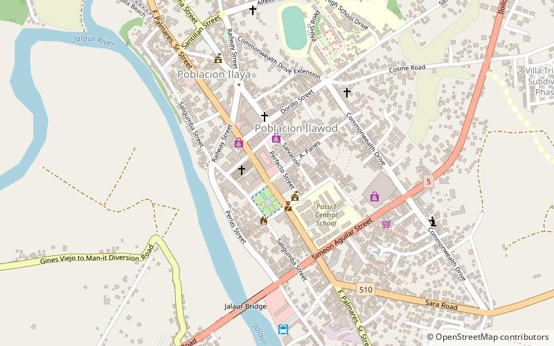 Passi location map