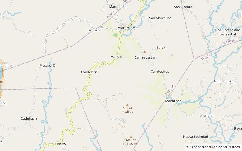 Matag-ob location map