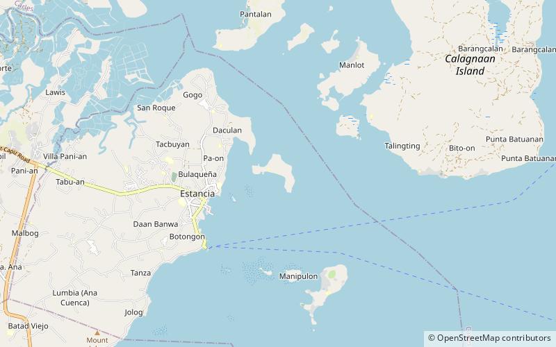 loguingot sicogon location map