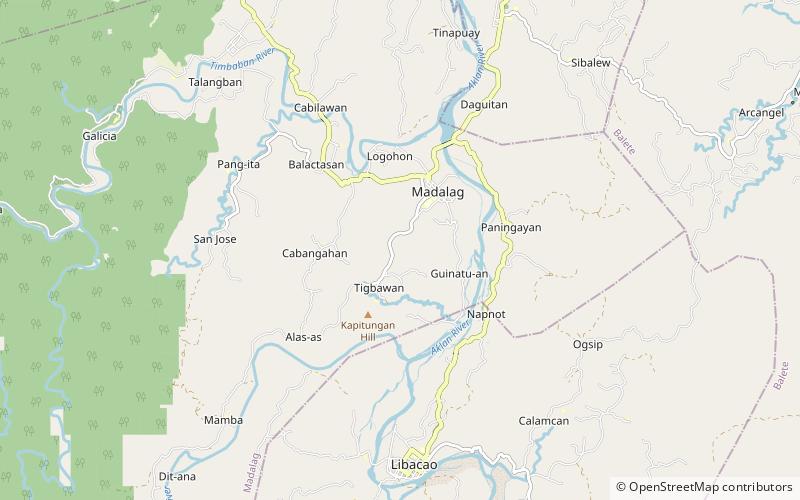 Madalag location map