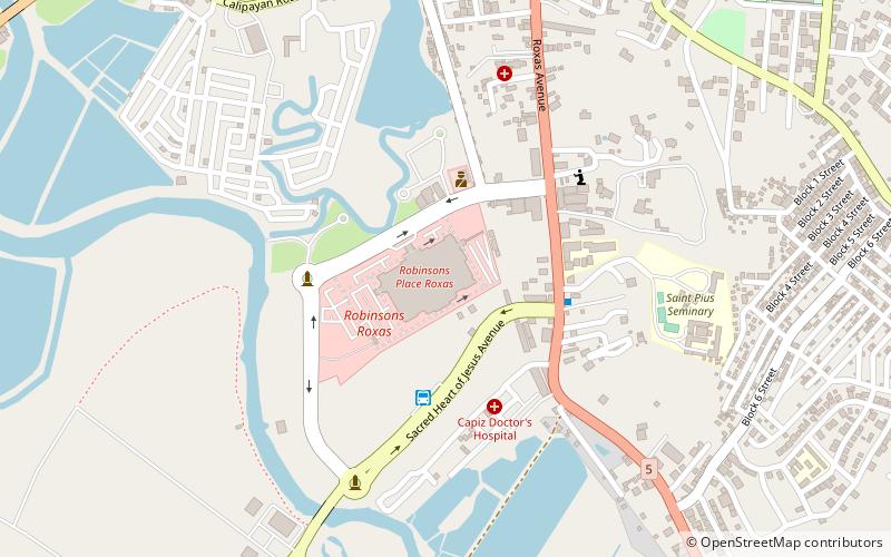 robinsons place roxas location map