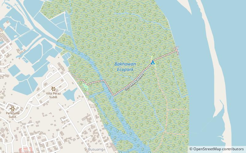 Bakhawan Eco-Park location map
