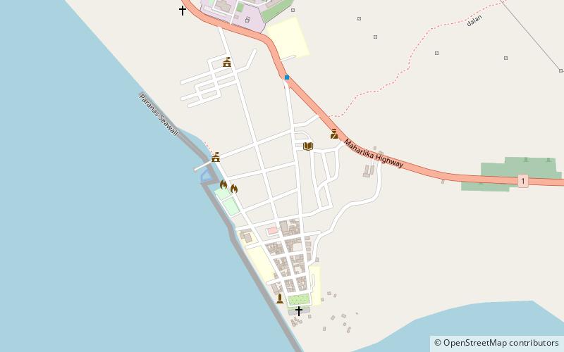 Paranas location map