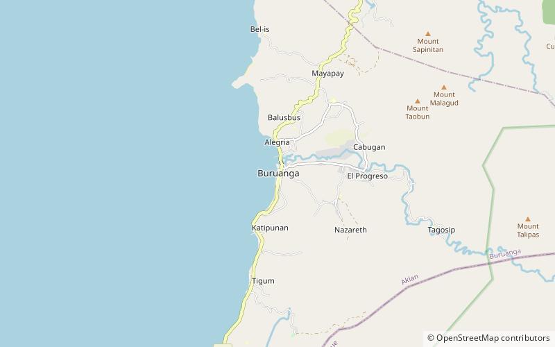 buruanga location map