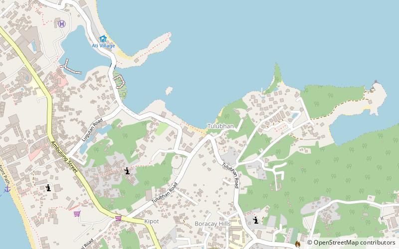 tulubhan beach boracay location map