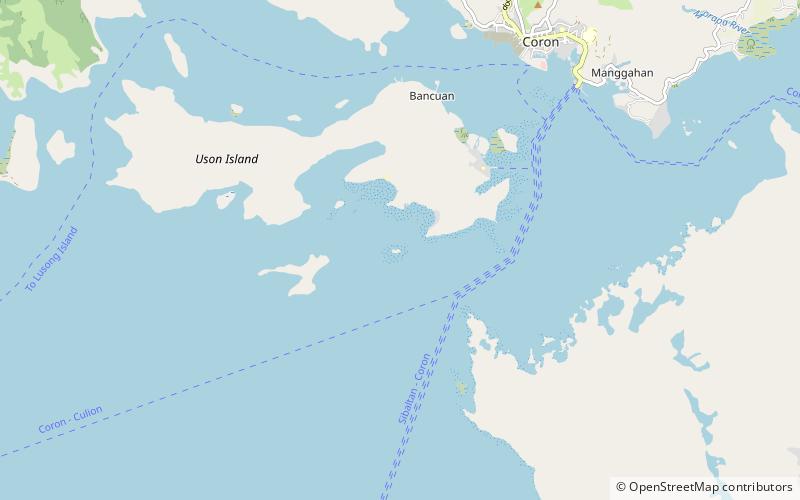 cyc island coron location map