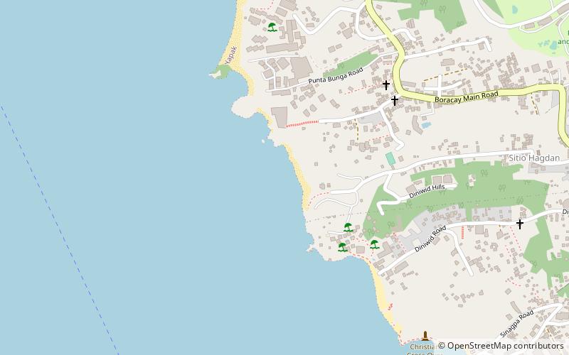 Baling Hai Beach location map