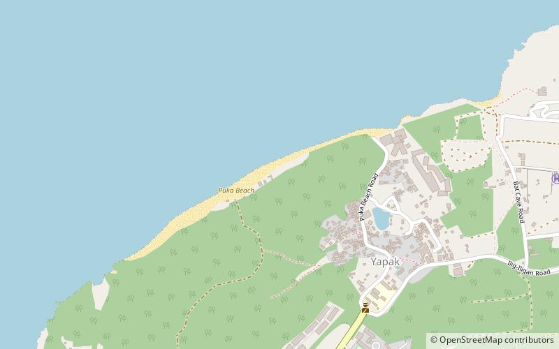 puka beach boracay location map
