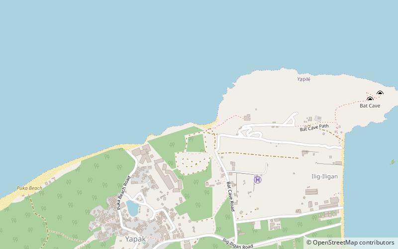 Puka beach paradise location map
