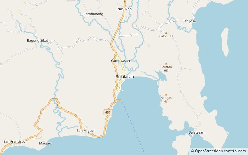 Bulalacao location map
