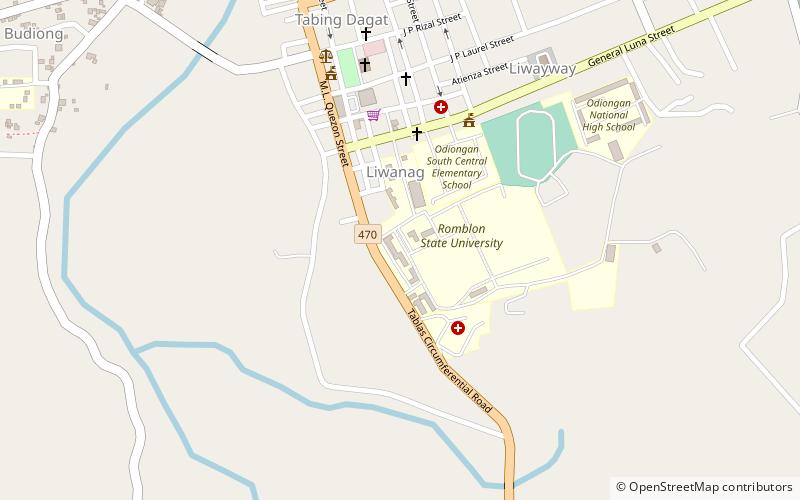 romblon state university odiongan location map
