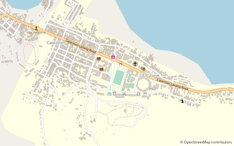University of Eastern Philippines location map