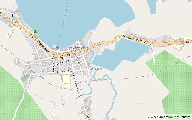 lavezares location map