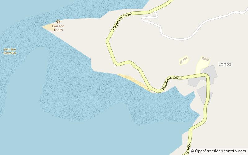 tiamban beach romblon location map
