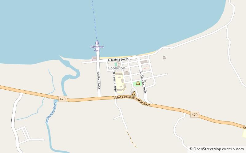 calatrava tablas island location map