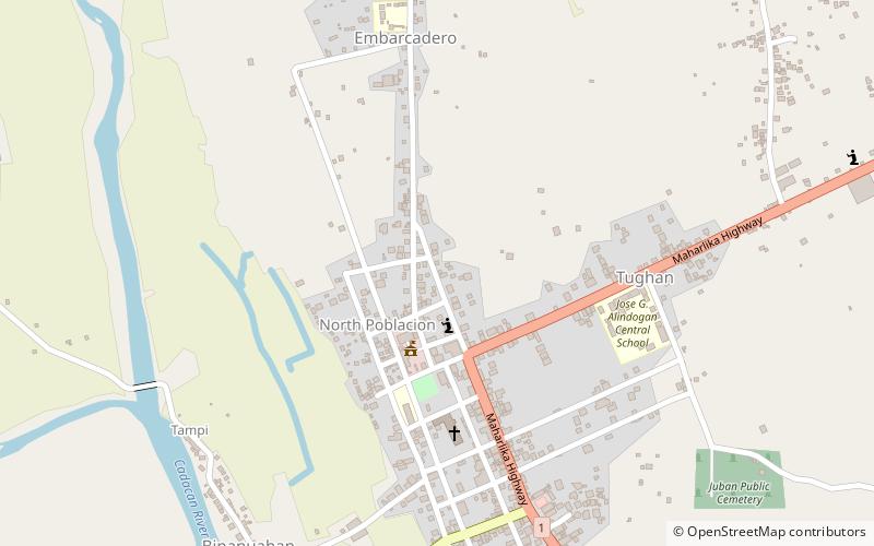 Juban location map