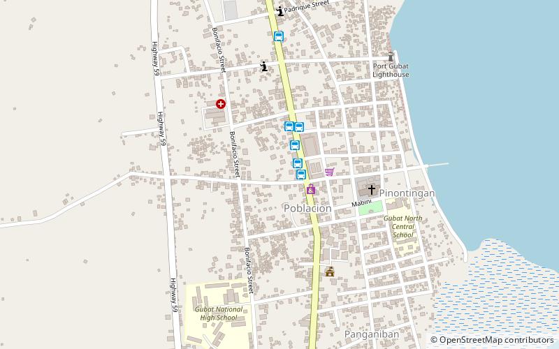 Gubat location map
