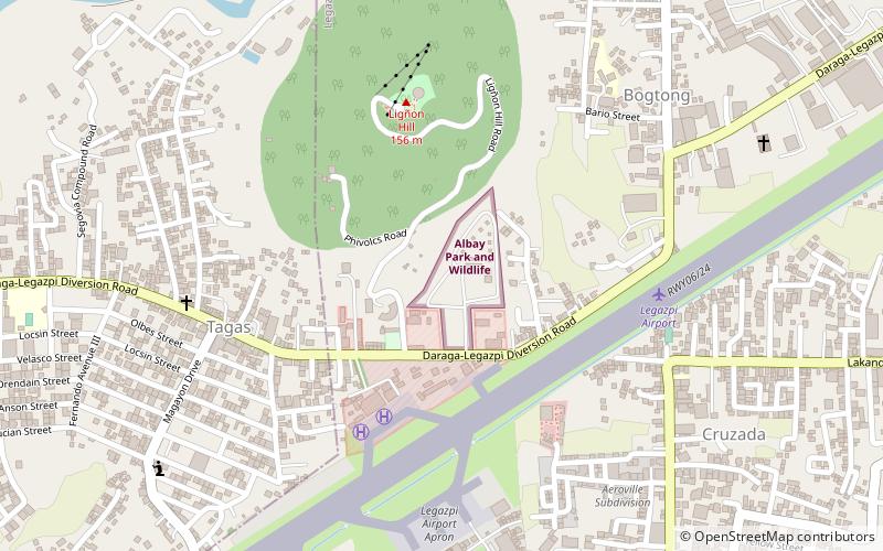 Albay Park & Wildlife location map