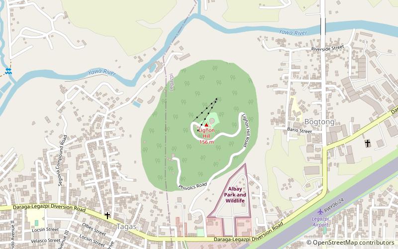 Lignon Peak location map