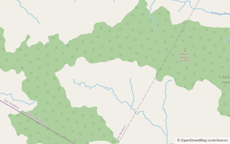 Mount Halcon location map