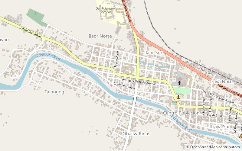 Oas location map