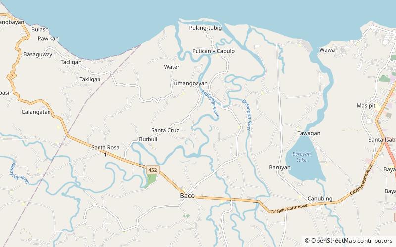 Bacó location map