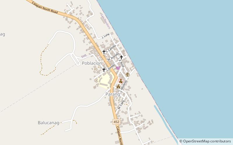 san teodoro location map