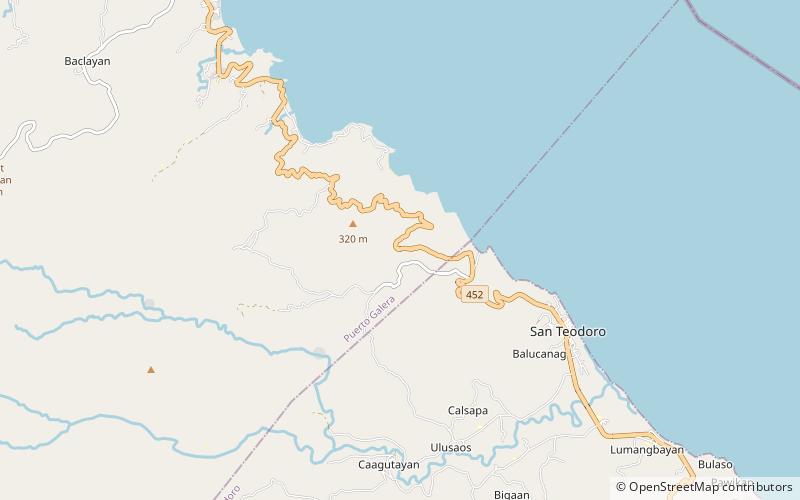 tamaraw falls puerto galera location map
