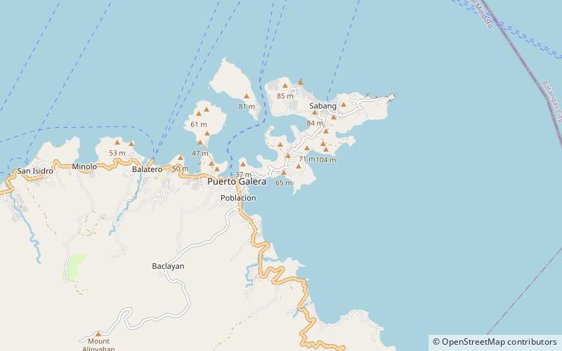 encenada beach puerto galera location map
