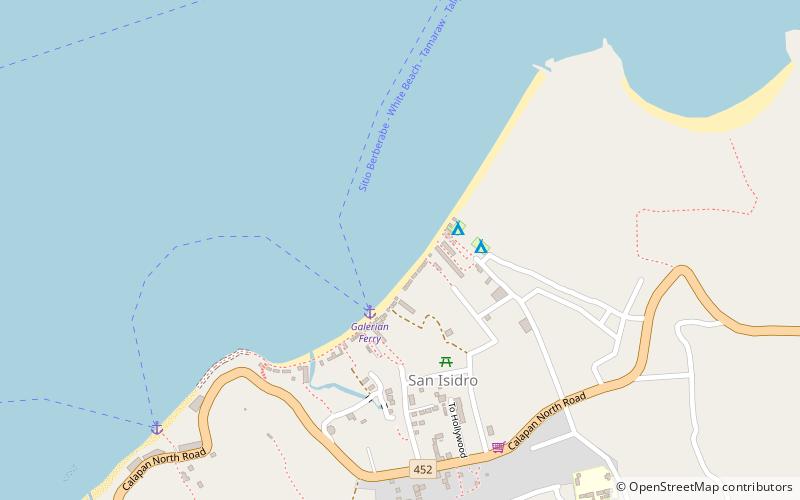 Puerto Galera location map