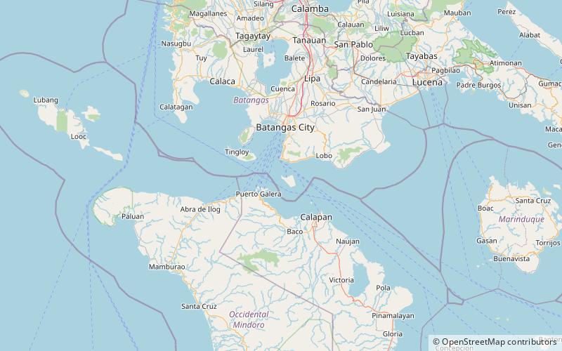 Mindoro–Batangas Super Bridge location map
