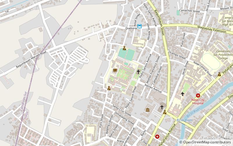Ateneo de Naga University location map
