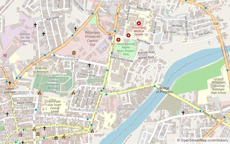 Lyceum of the Philippines University Batangas location map