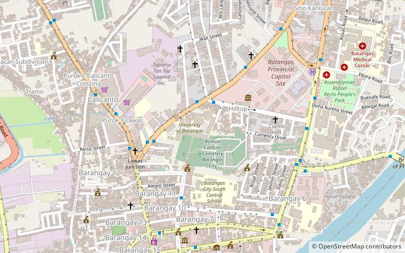 university of batangas location map