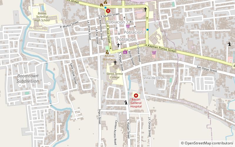 santa teresa college batangas location map