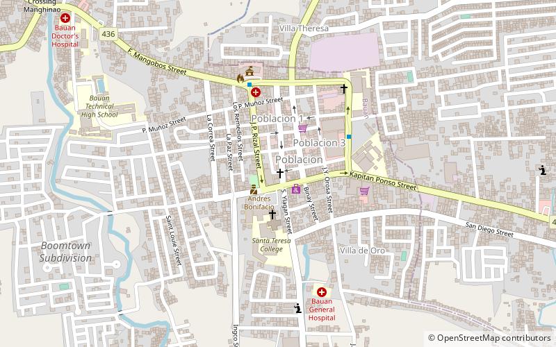 Bauan Church location map