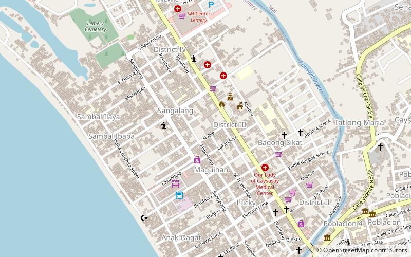 Lemery Church location map