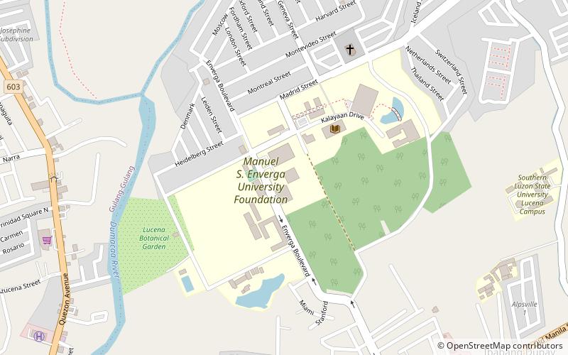 Enverga University location map