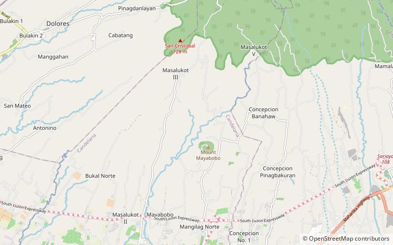 mount mayabobo location map