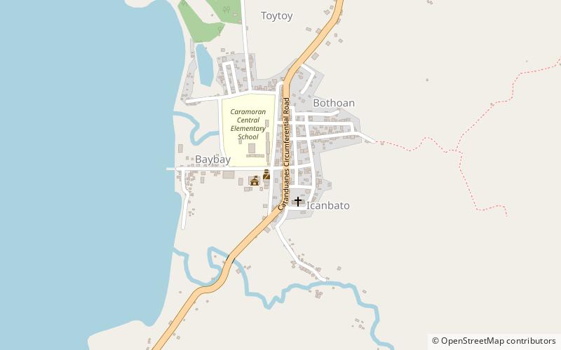 Caramoran location map