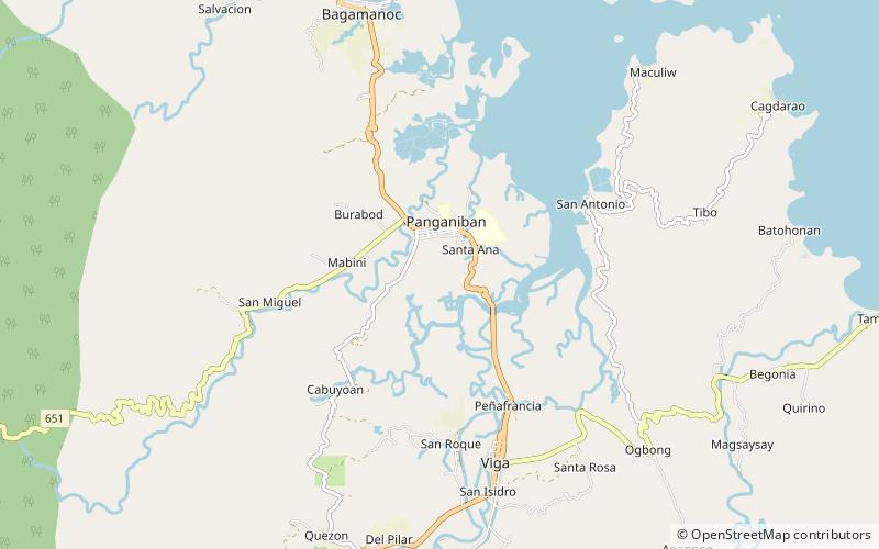 Panganiban location map