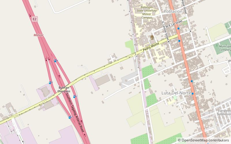 Malvar location map
