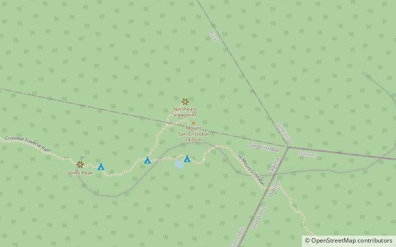 Mount San Cristobal location map