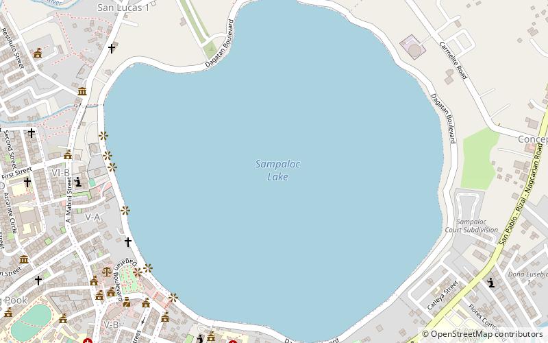 Lake Sampaloc location map