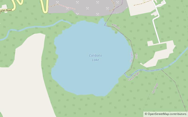 Lake Calibato location map