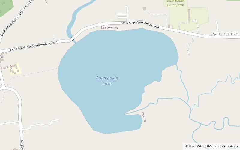 lake palakpakin san pablo city location map
