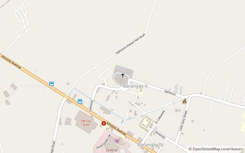 Catedral de la Santísima Trinidad de Daet location map
