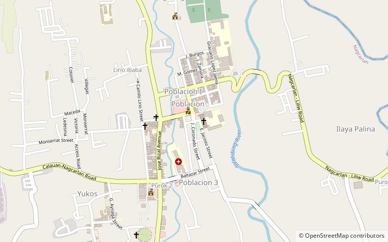 Nagcarlan Church location map