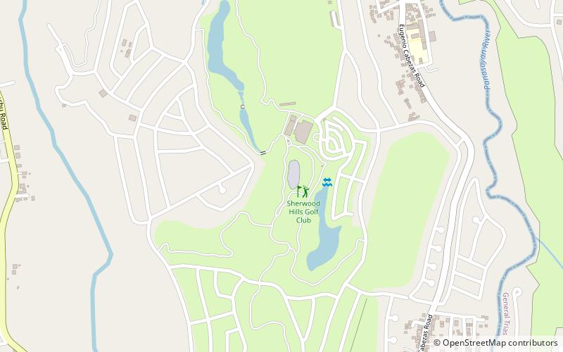 Sherwood Hills Golf Club location map